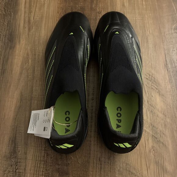 Adidas Copa Pure 3 Elite Laceless FG Men Size 8.5 Black Soccer Cleats JS0652